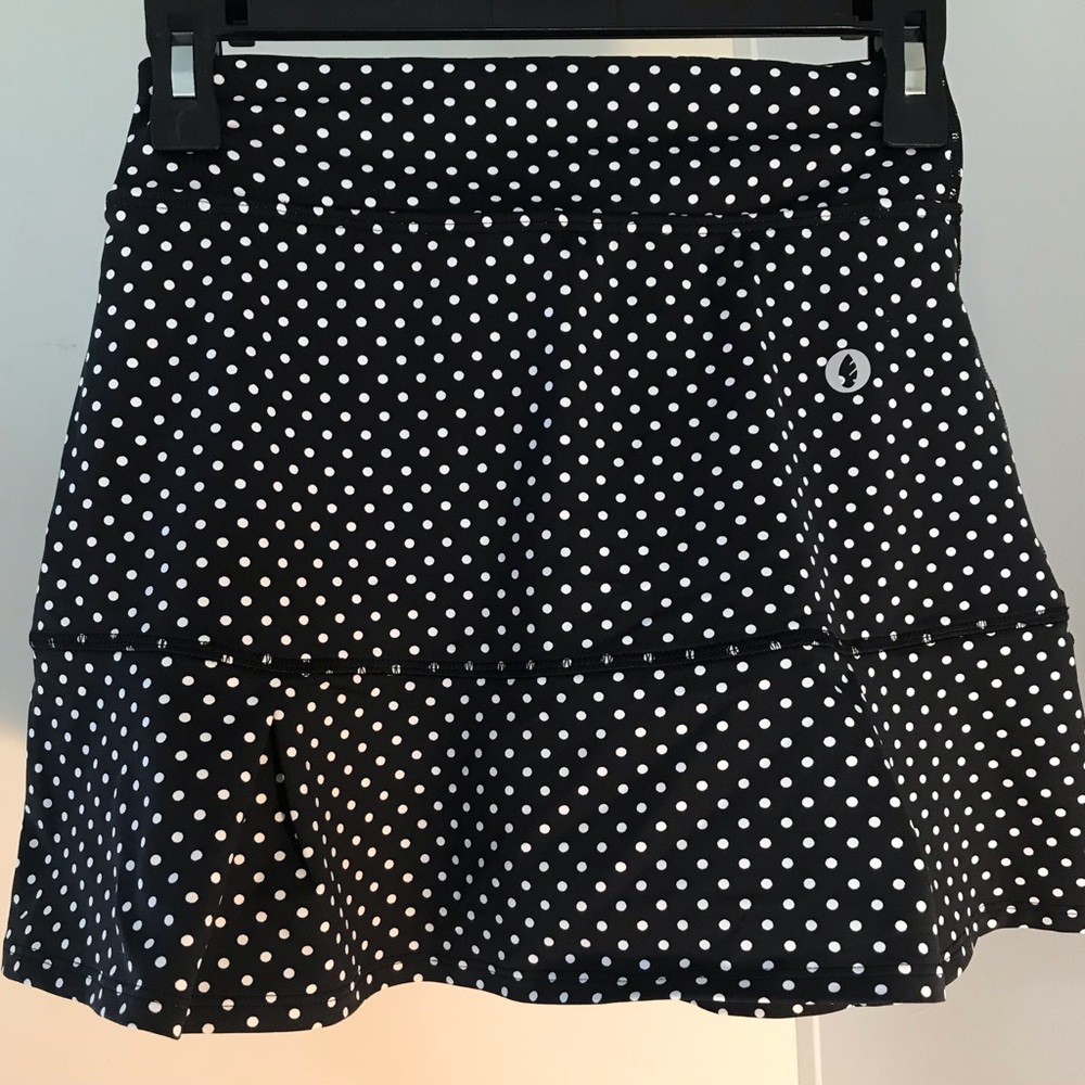 Dona Jo- JoJo Skirt / Skort (black polka dot)